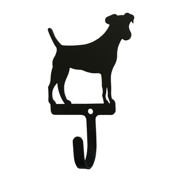 Village Wrought Iron Jack Russel Wall HookSmall WH-324-S - main
